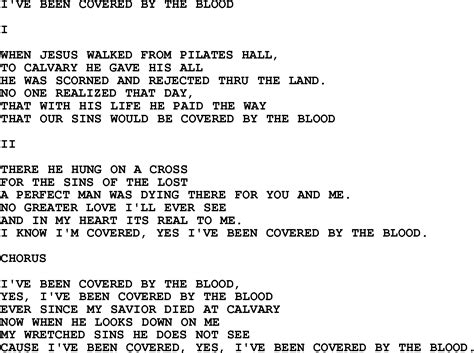 by the blood lyrics|By The Blood